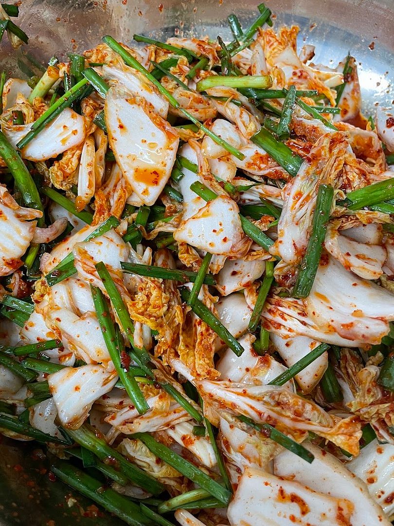 한국의 맛_겉절이  (Taste of Korea_fresh kimchi )