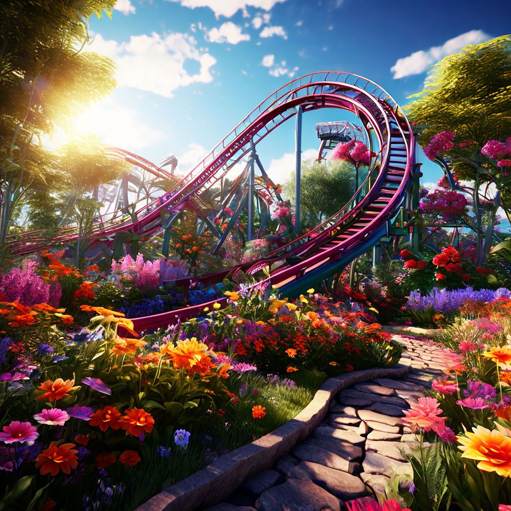 Roller Coaster in the Flower Garden