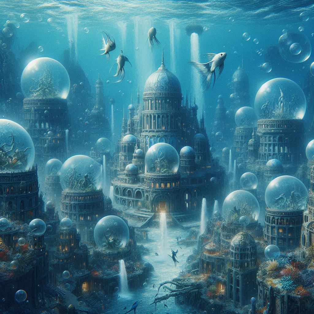 An underwater metropolis