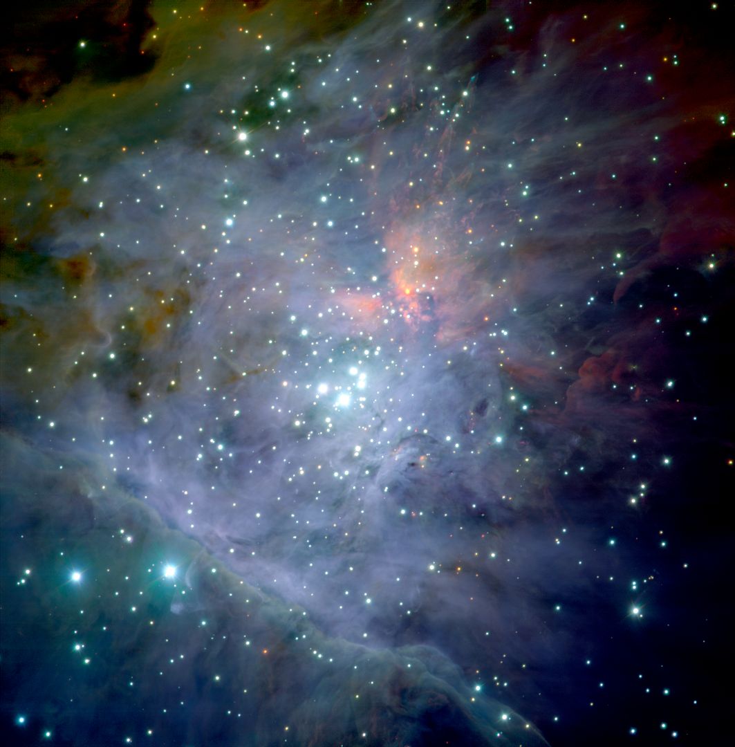 Central Region of Orion Nebula (VLT)