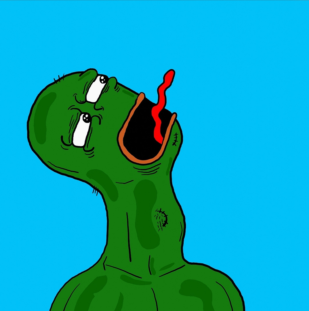 Screaming Pepe