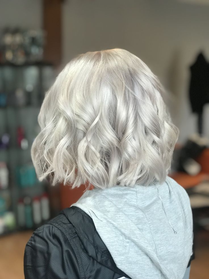 short white hair