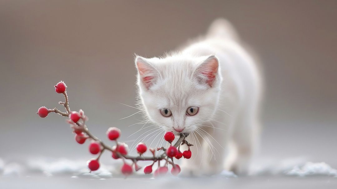 White kitten