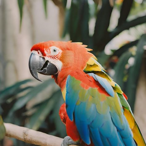 Ara parrot in the rainforest 4