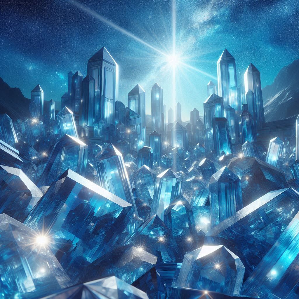 Pillar of Blue Crystal