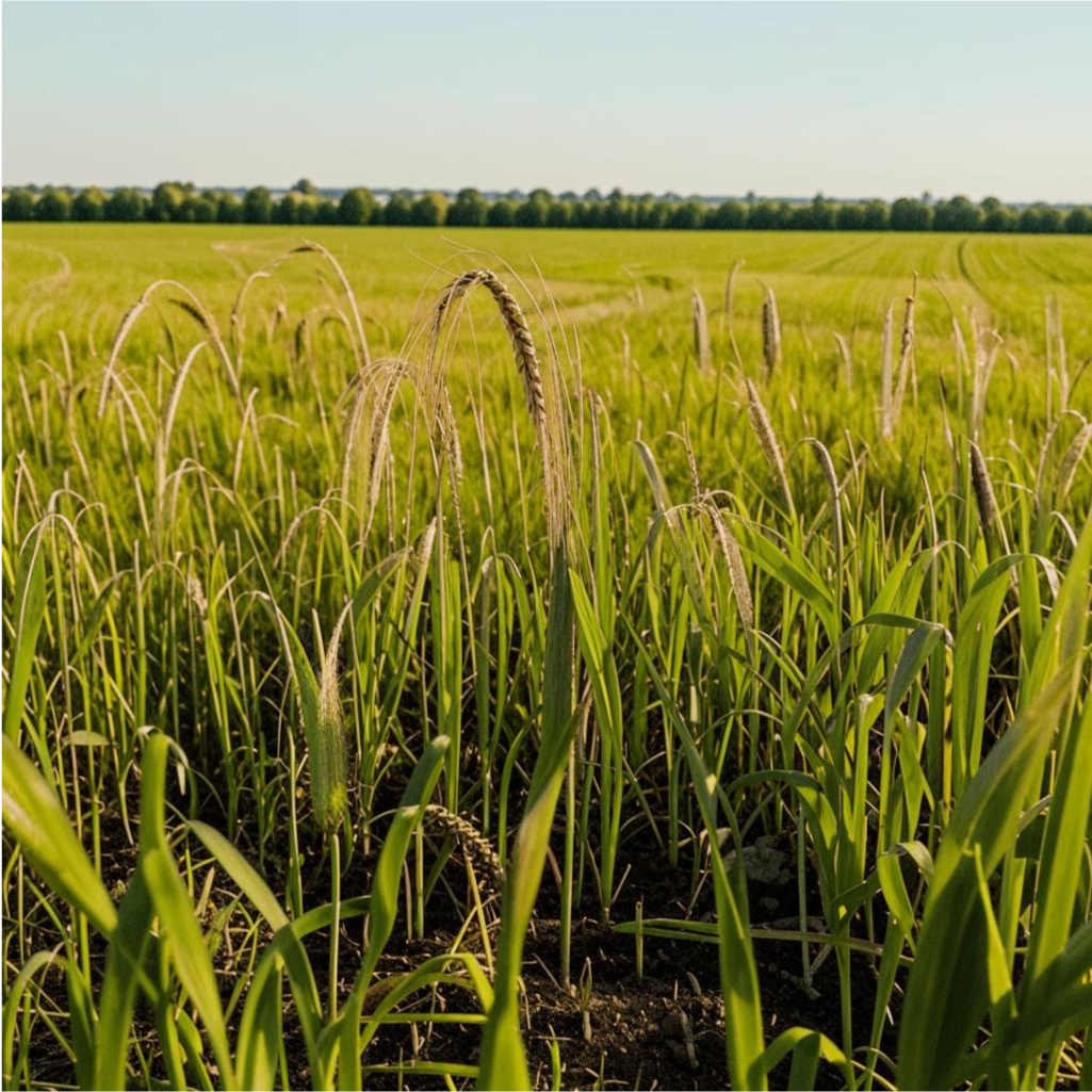 wheat sprout in the field