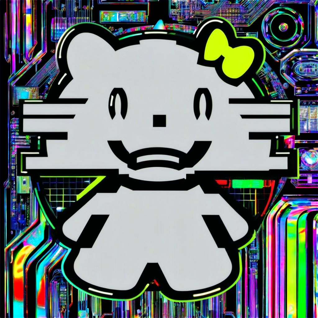 Neon Neko Glitchorama