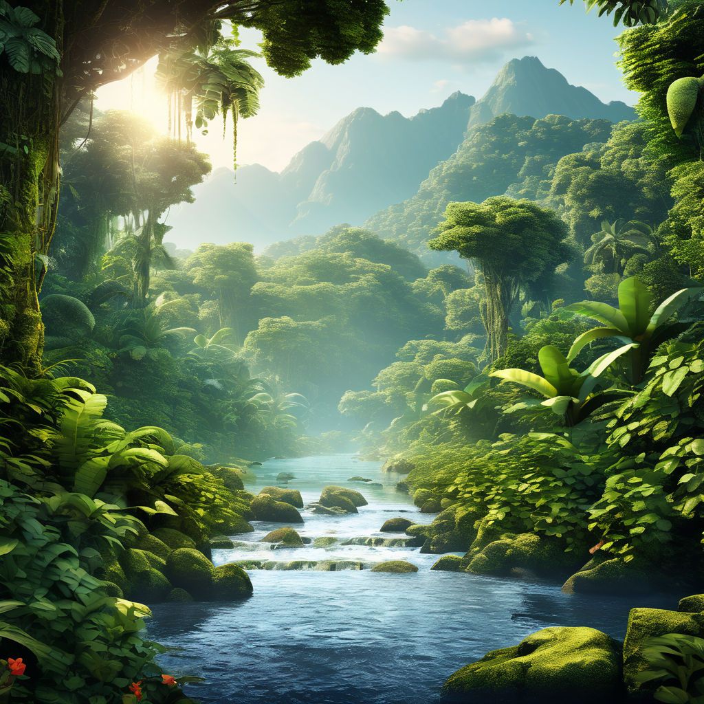 Jungle with river