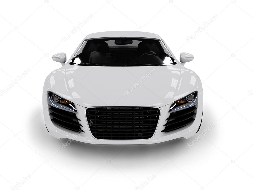 -white-modern-car-isolated-black