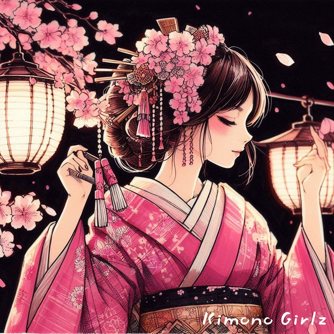 Kimono Girlz (Pink Sakuraa Kimo)