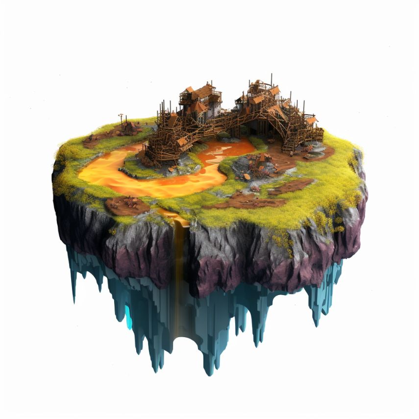 SKYTEC_floating_island_with_orange_calcite_ore_mine_on_top_on_w_89e16c4a-36fe-44e3-8b92-8044aa732d0a