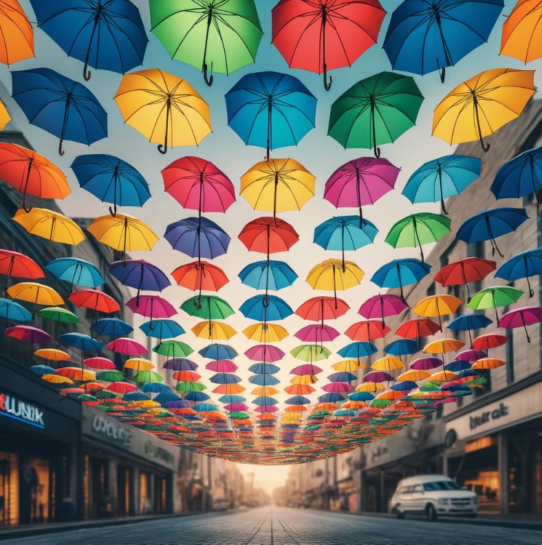 How beautiful a umbrella can be