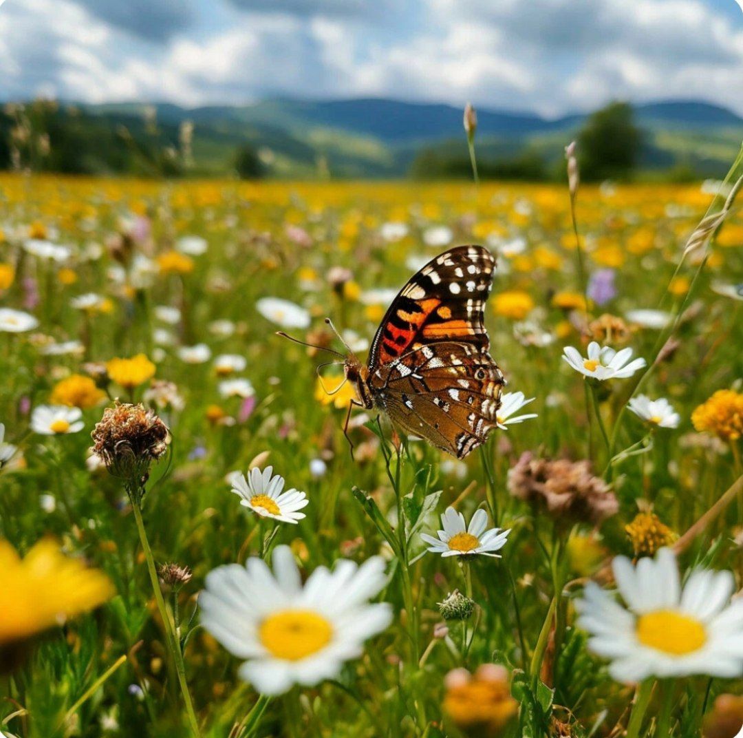 Butterfly in the meadow