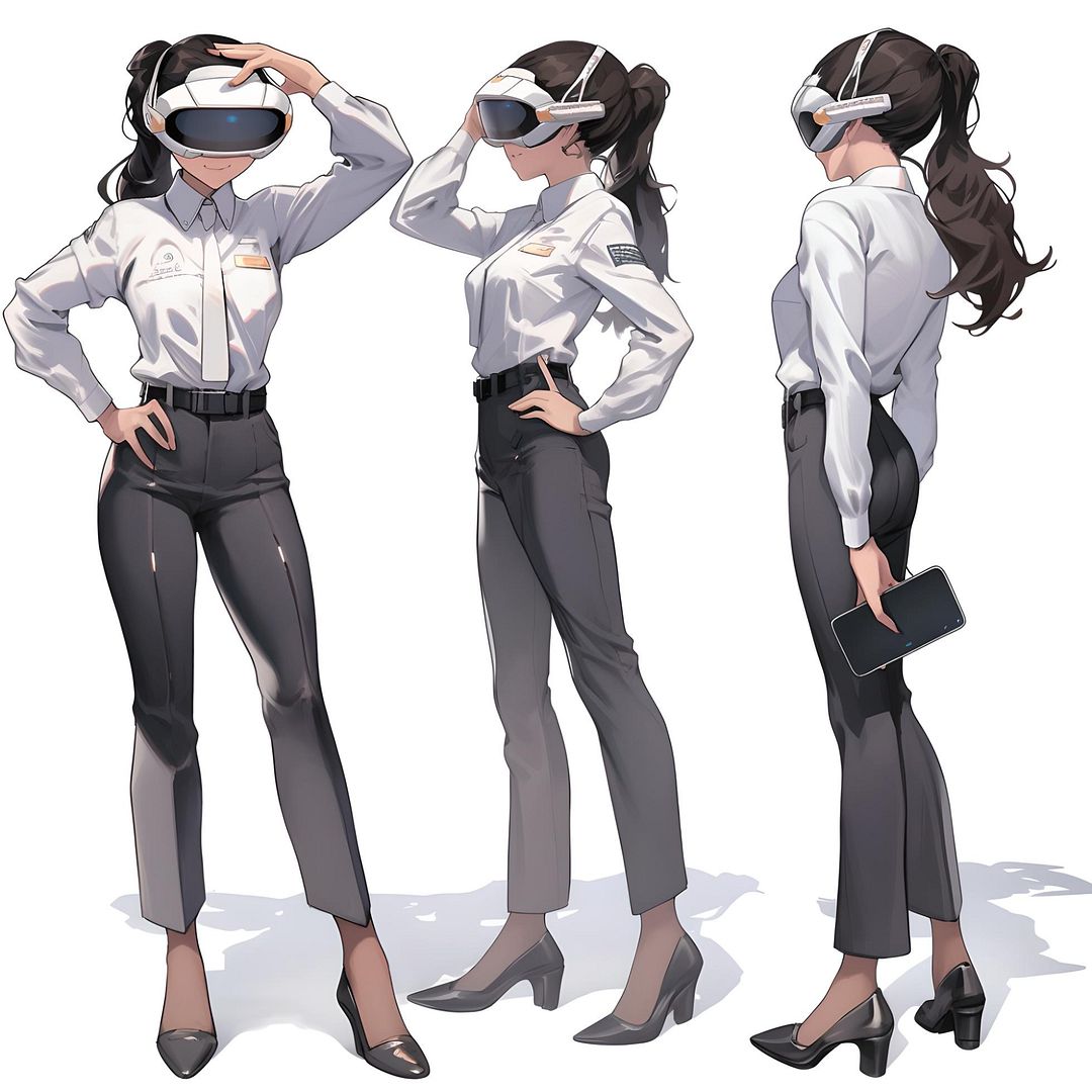woman virtual