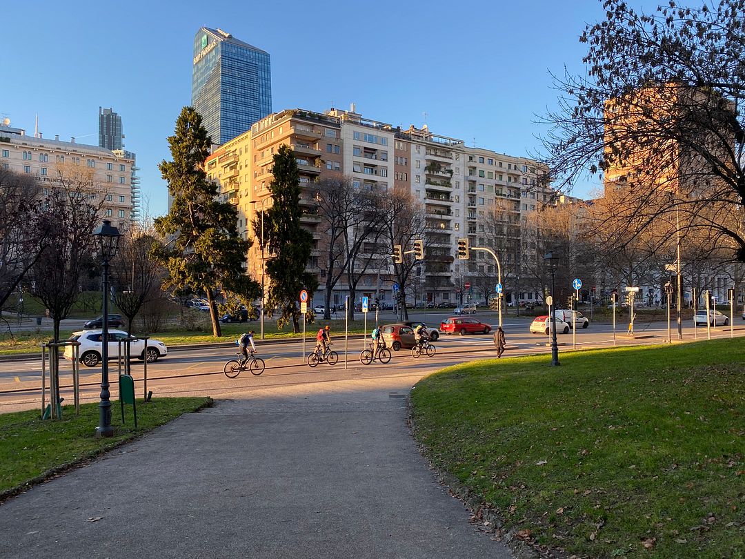 Milan's square.