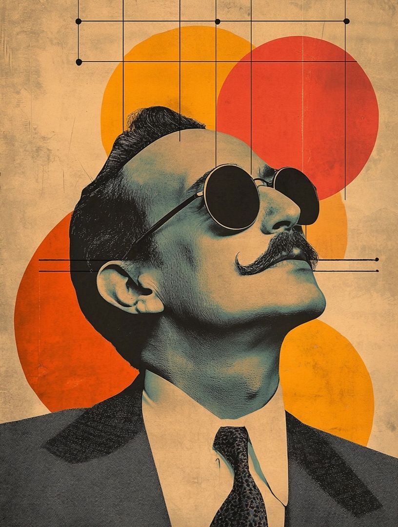 Bauhaus styled poster