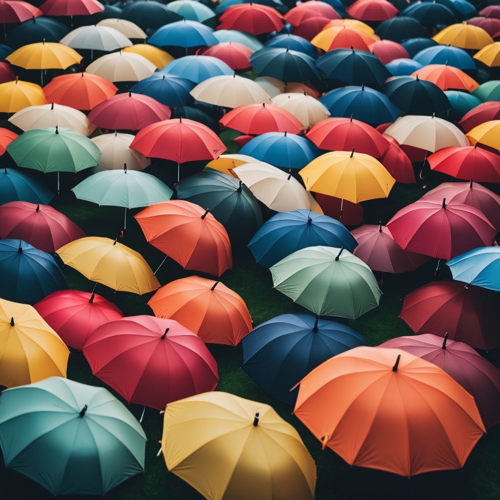 colorful umbrellas