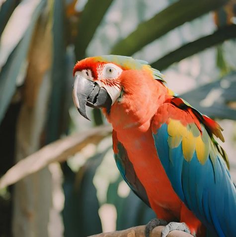 Ara parrot in the rainforest 3