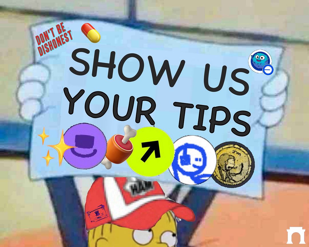 1 $DEGEN - SHOW US YOUR TIPS