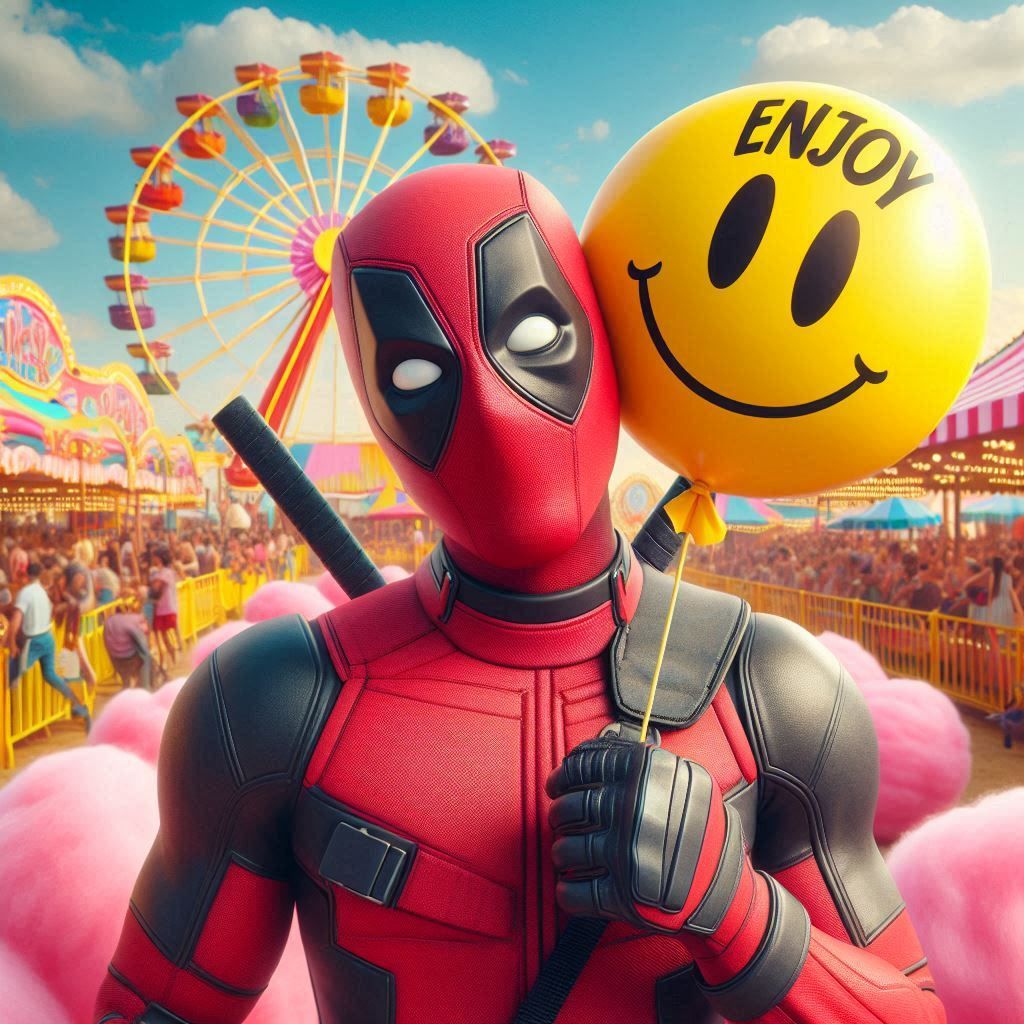 Deadpool Playing With Enjoy