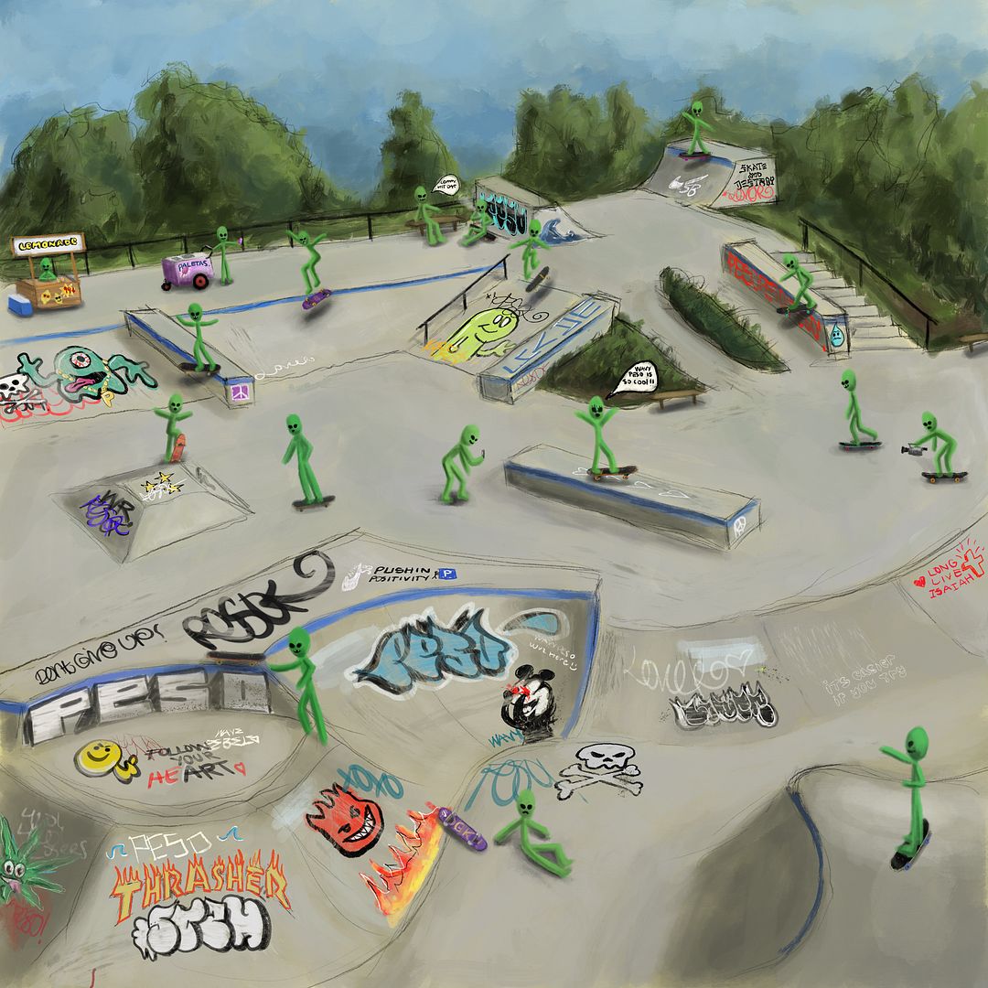 ☺ wavy world skatepark ☺