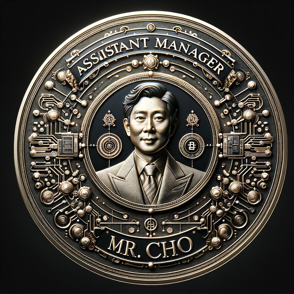 Assistant Manager Mr.CHO Coin #01