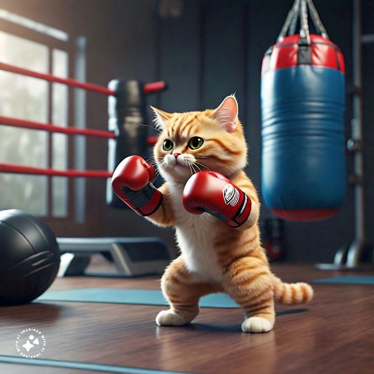 Cat Boxing