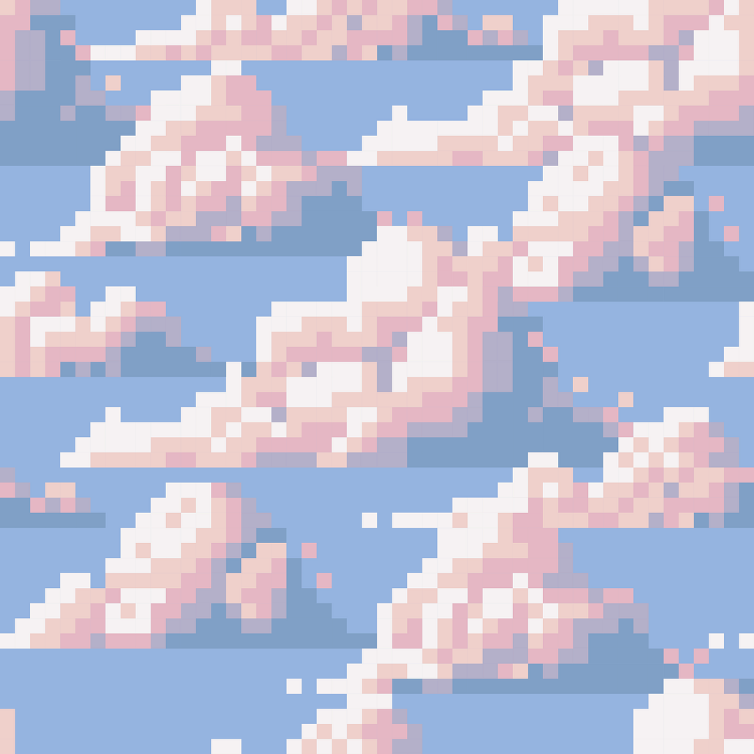 cloud_pixel_art_pattern