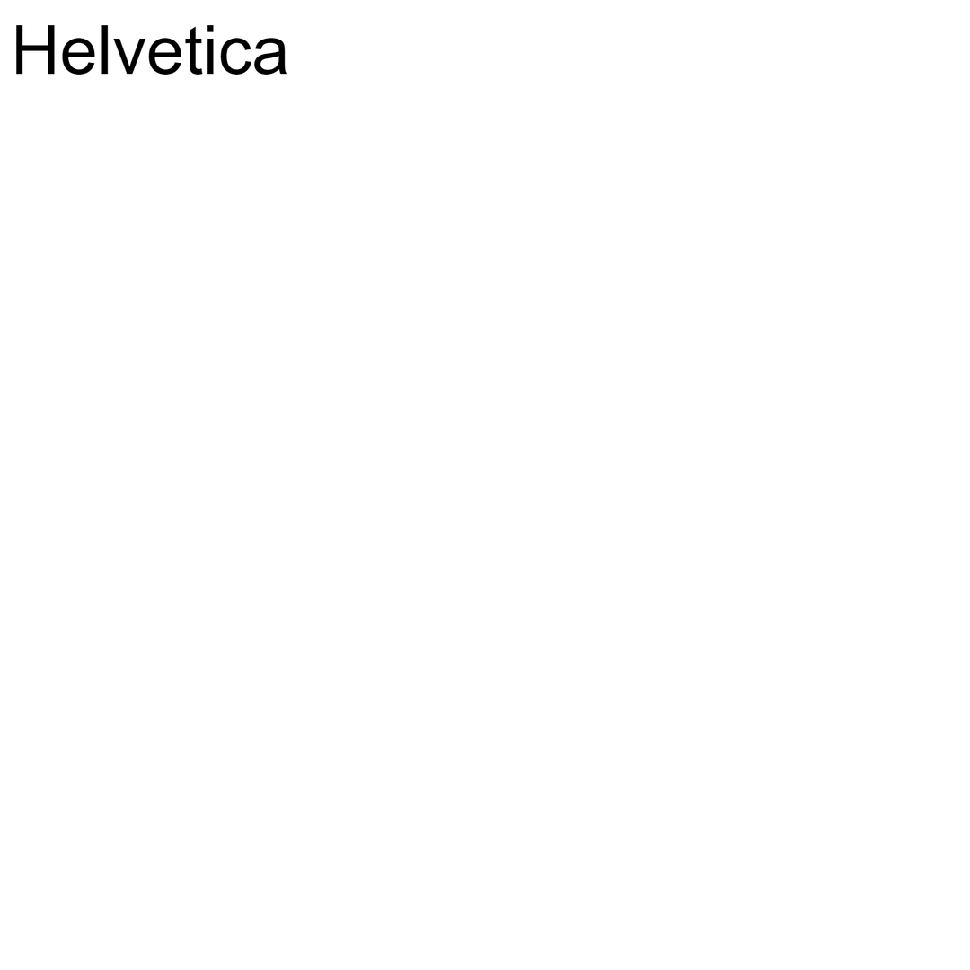 Helvetica