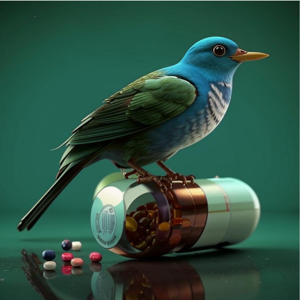 Pills for birds