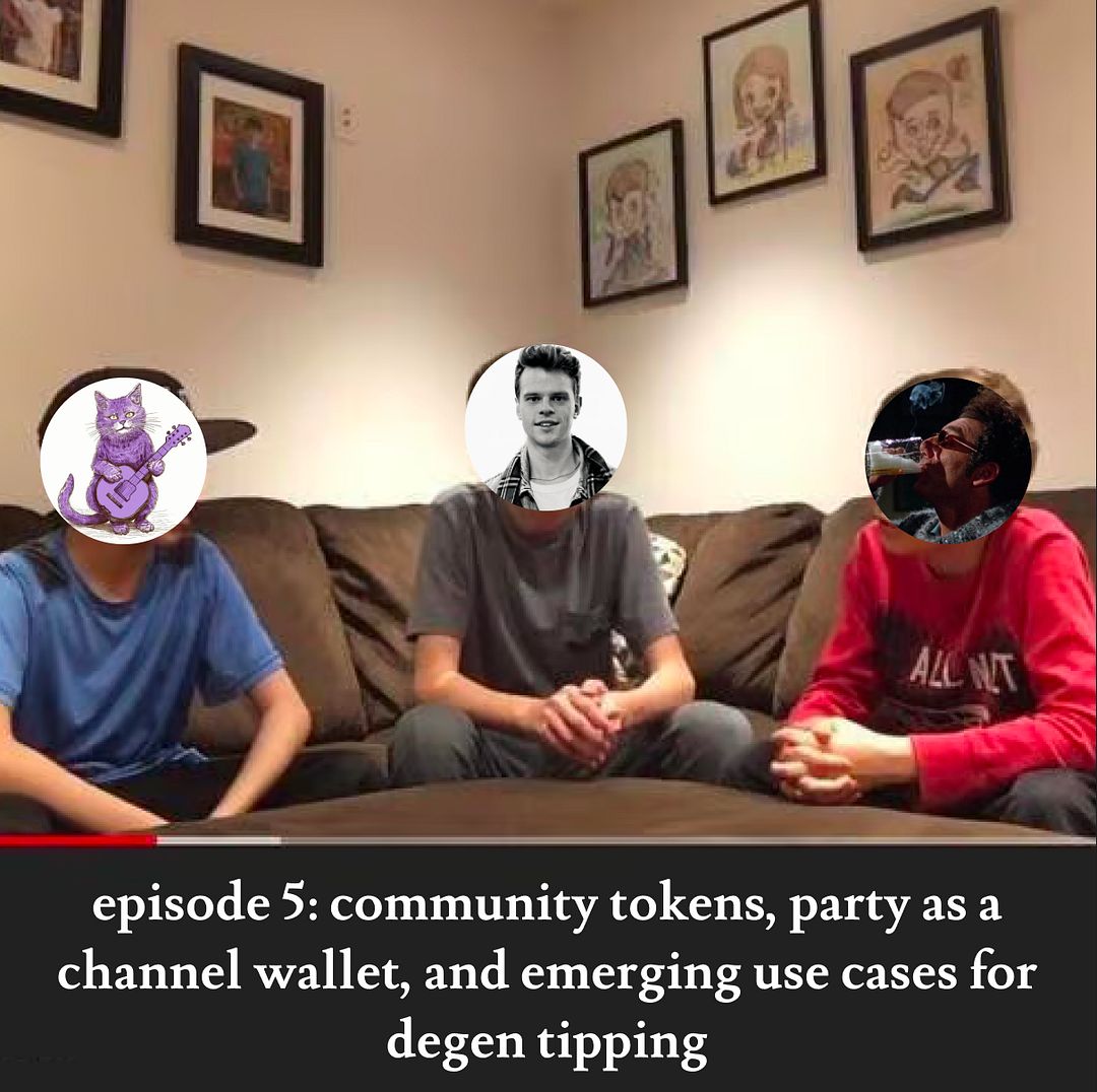 episode 5: community tokens, party as a channel wallet, and emerging use cases for degen tipping