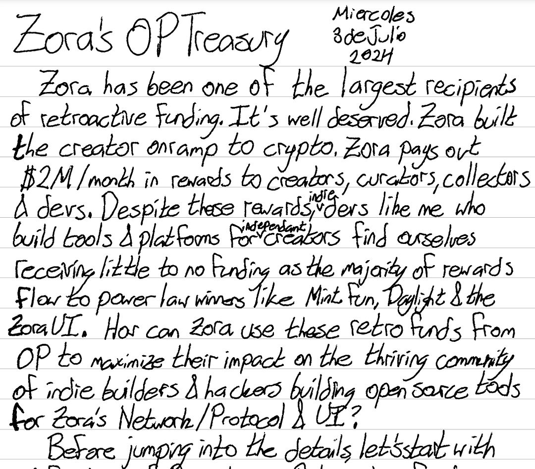 Zora's OP Treasury