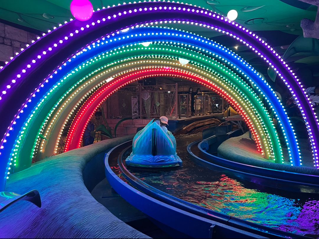 Rainbow in the Lotte Amusement park