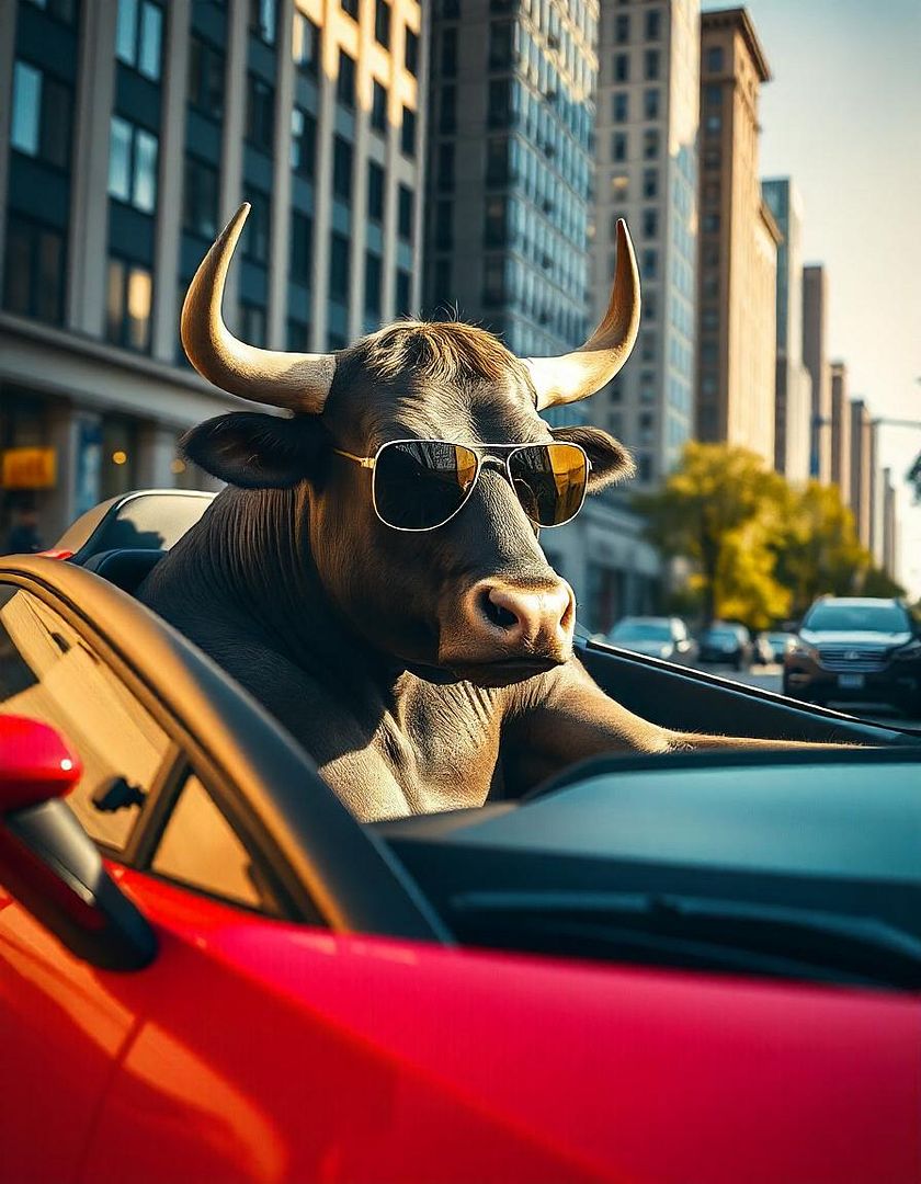 Driving bull