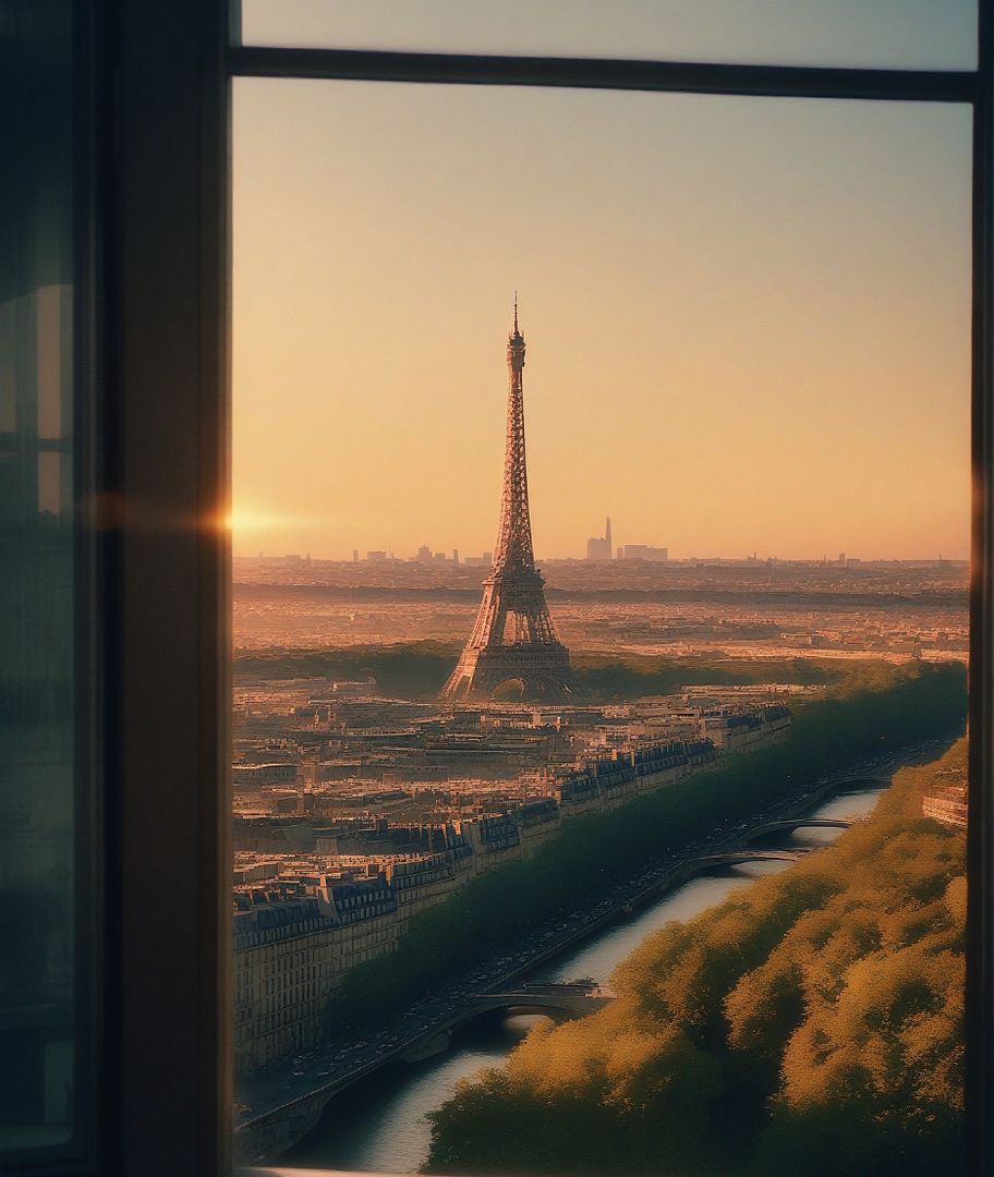 Sunset of Paris