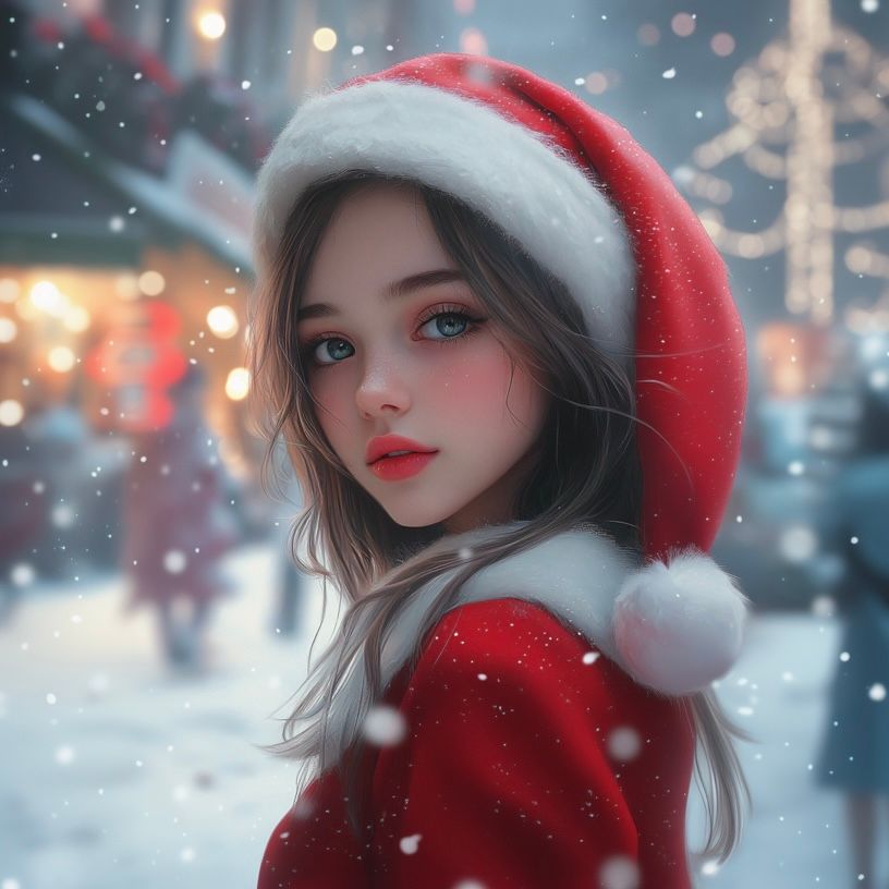 Santa girl