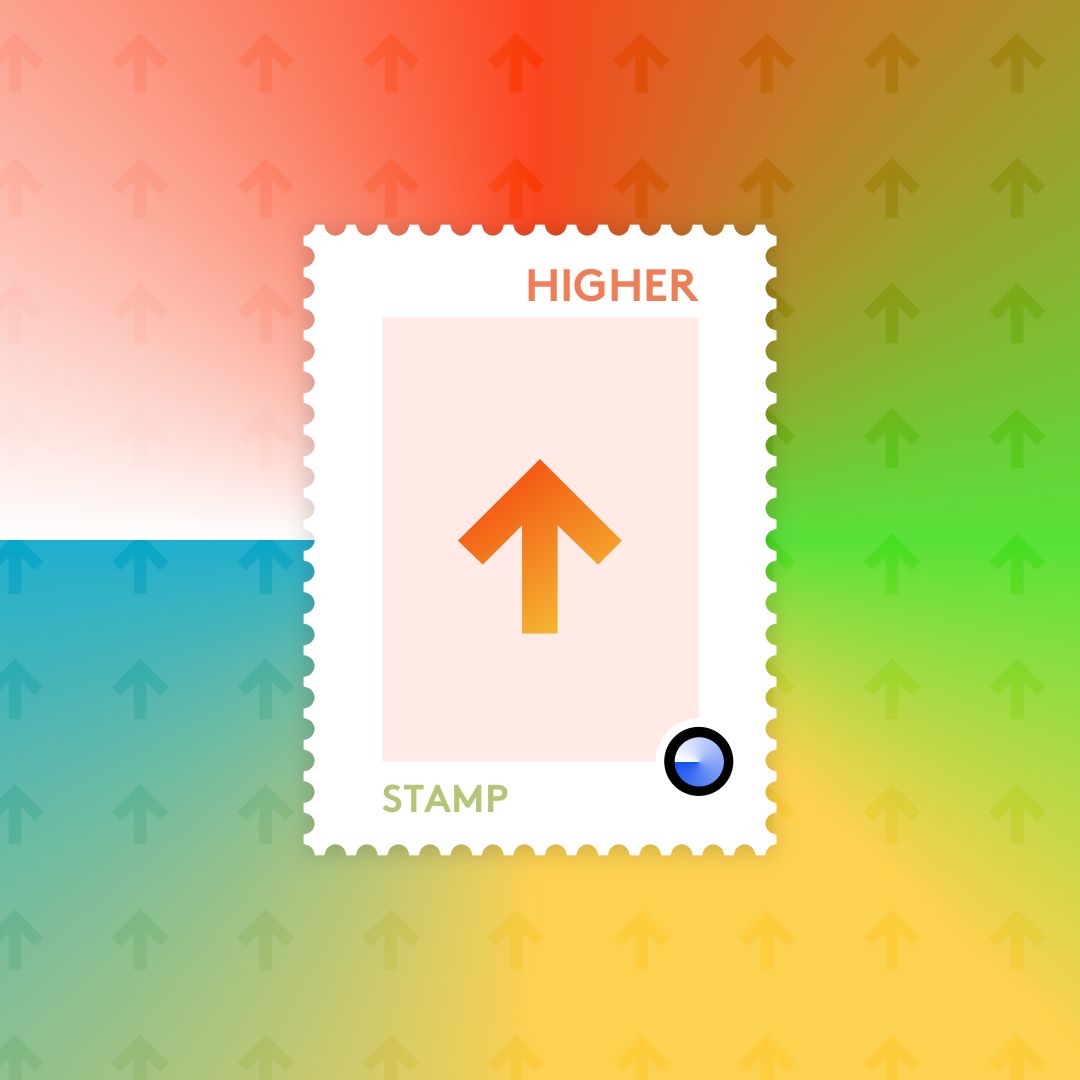 HIGHER STAMP RAINBOW