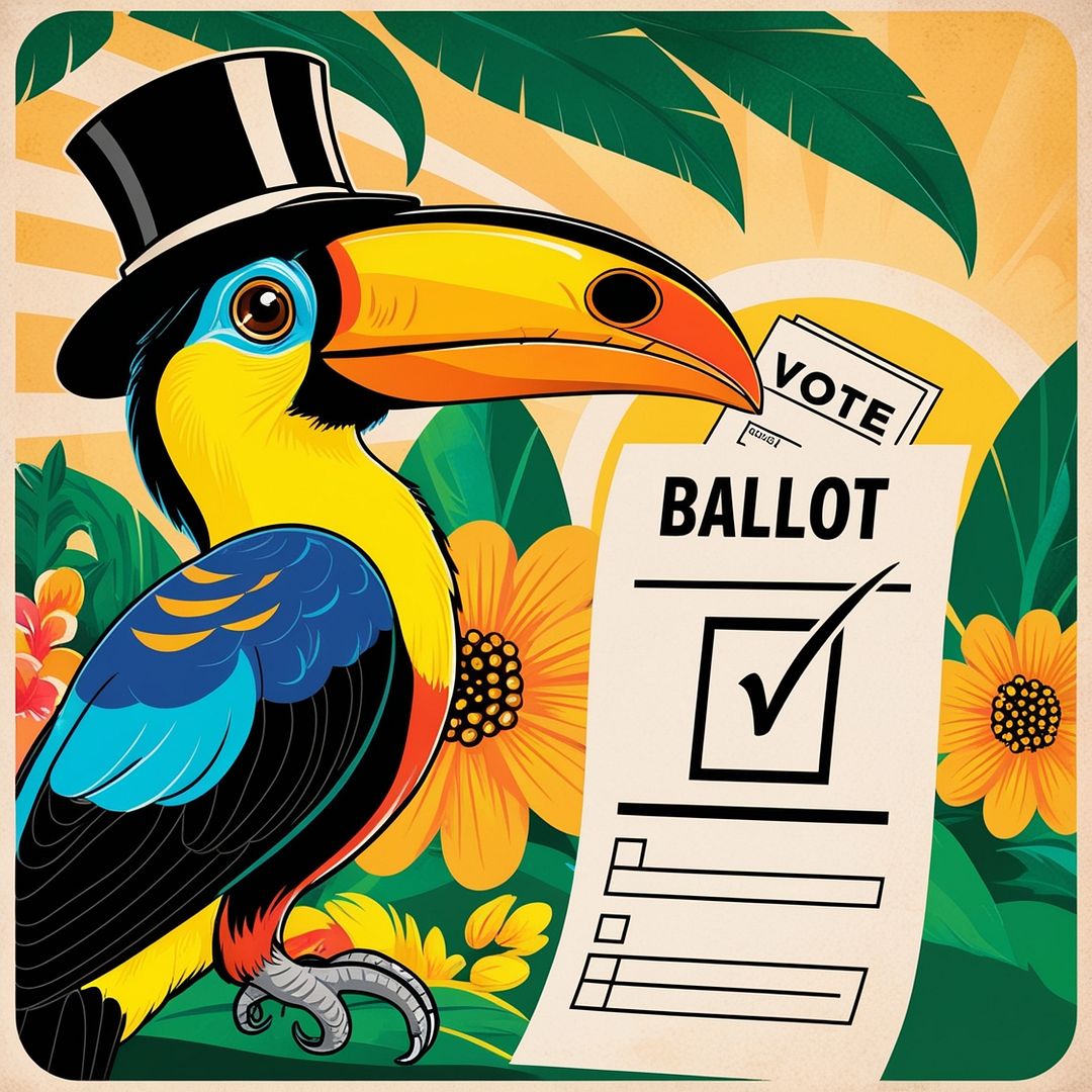 Voting toucan