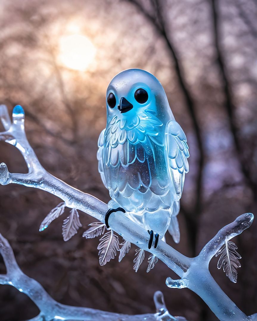 frozen bird