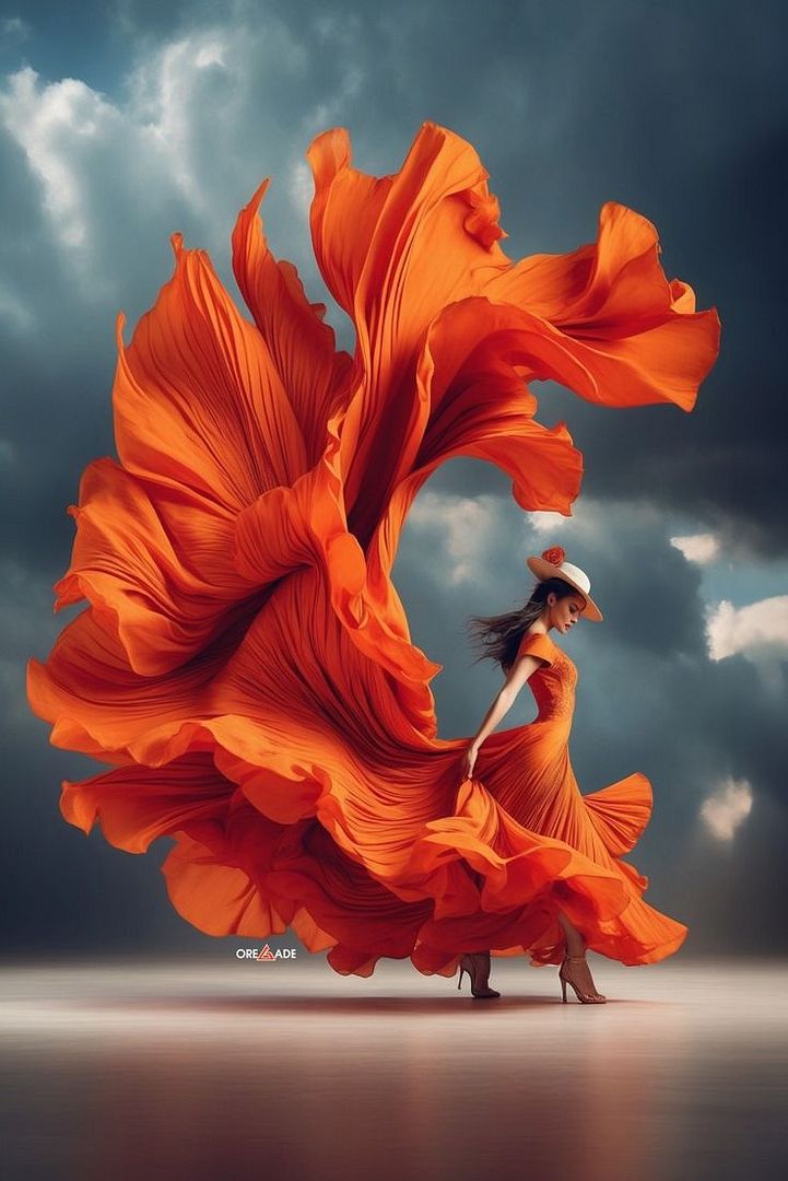 LADY IN ORANGE