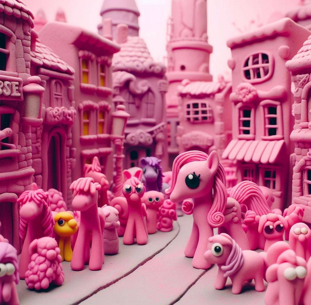 pink fairy ponies