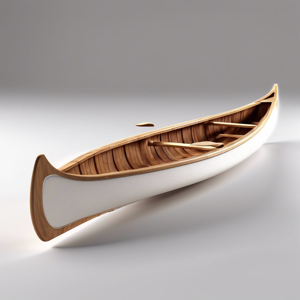 35902_wooden canoe, 3d render, GLB, high resolution, whi_xl-1024-v1-0