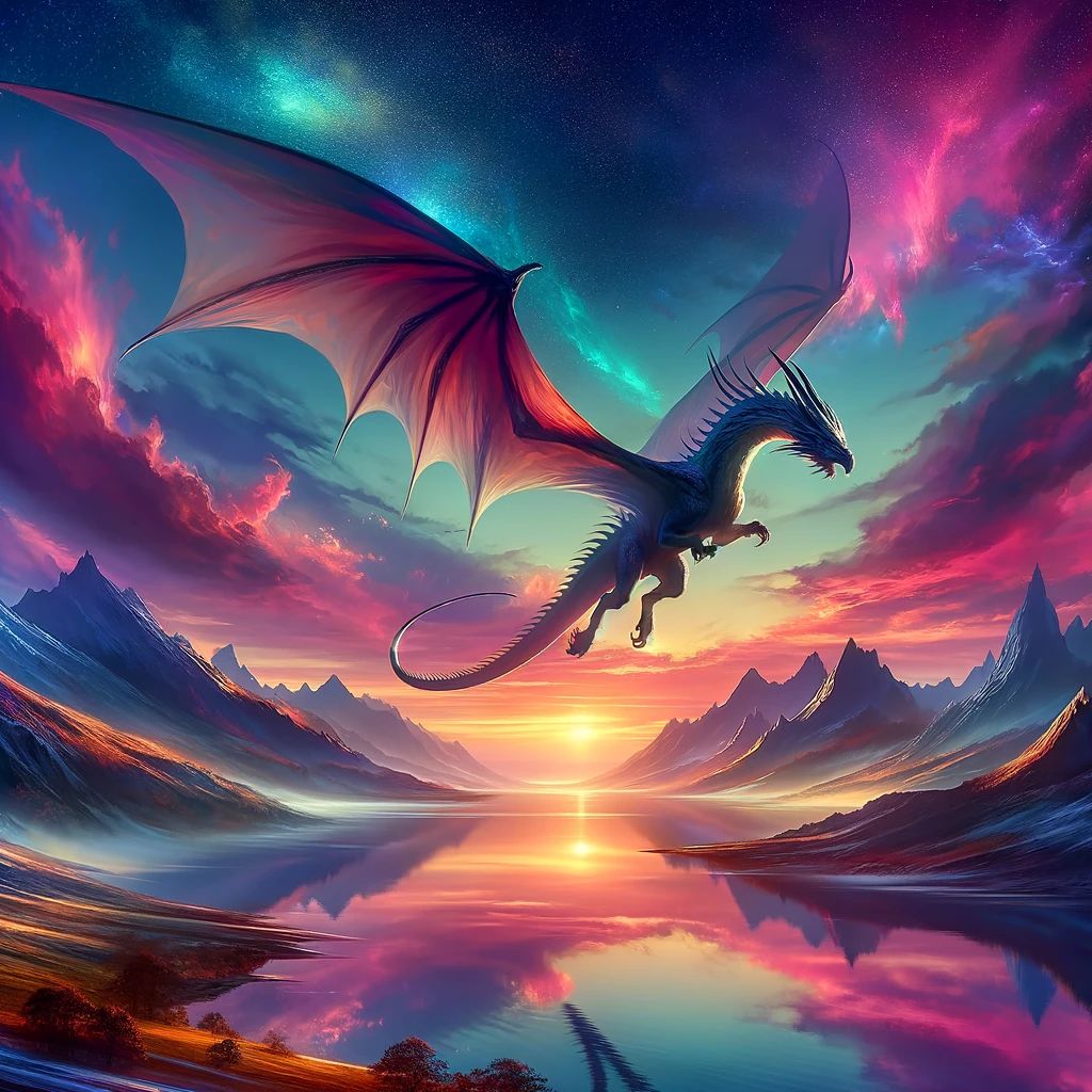 Dragon in the sky