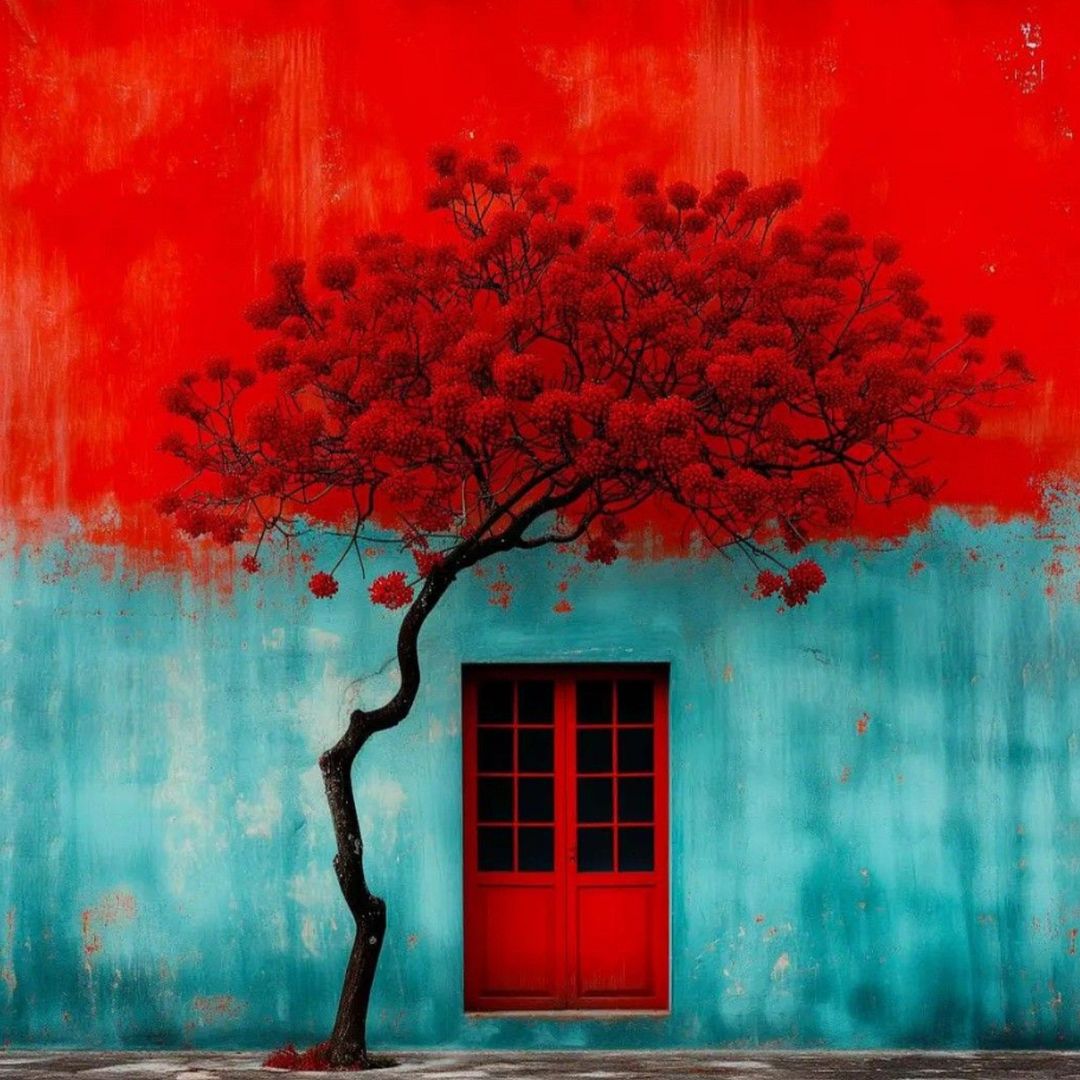 Magic red wall