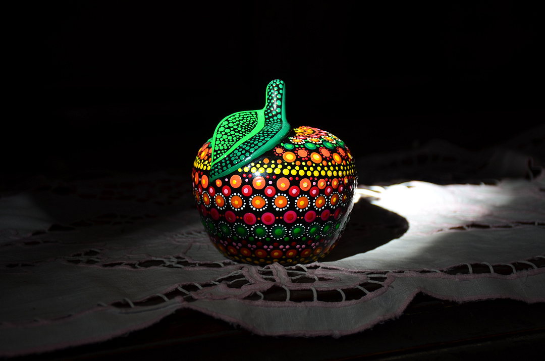 Handmade ceramic apple - autumn collection#10