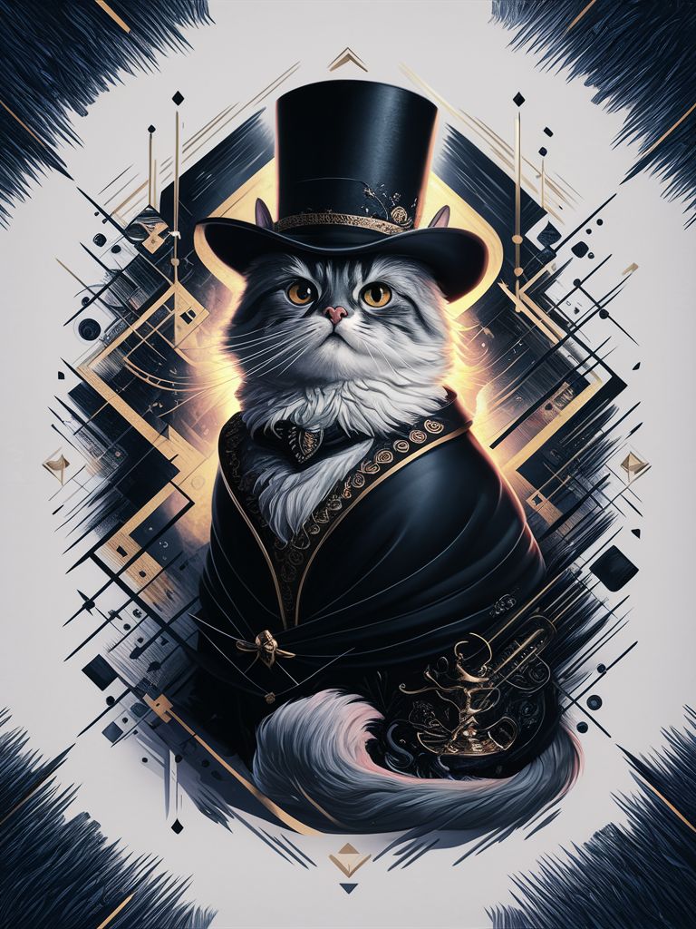 Magician persian cat