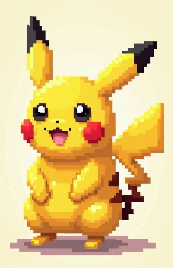 pixel pikachu