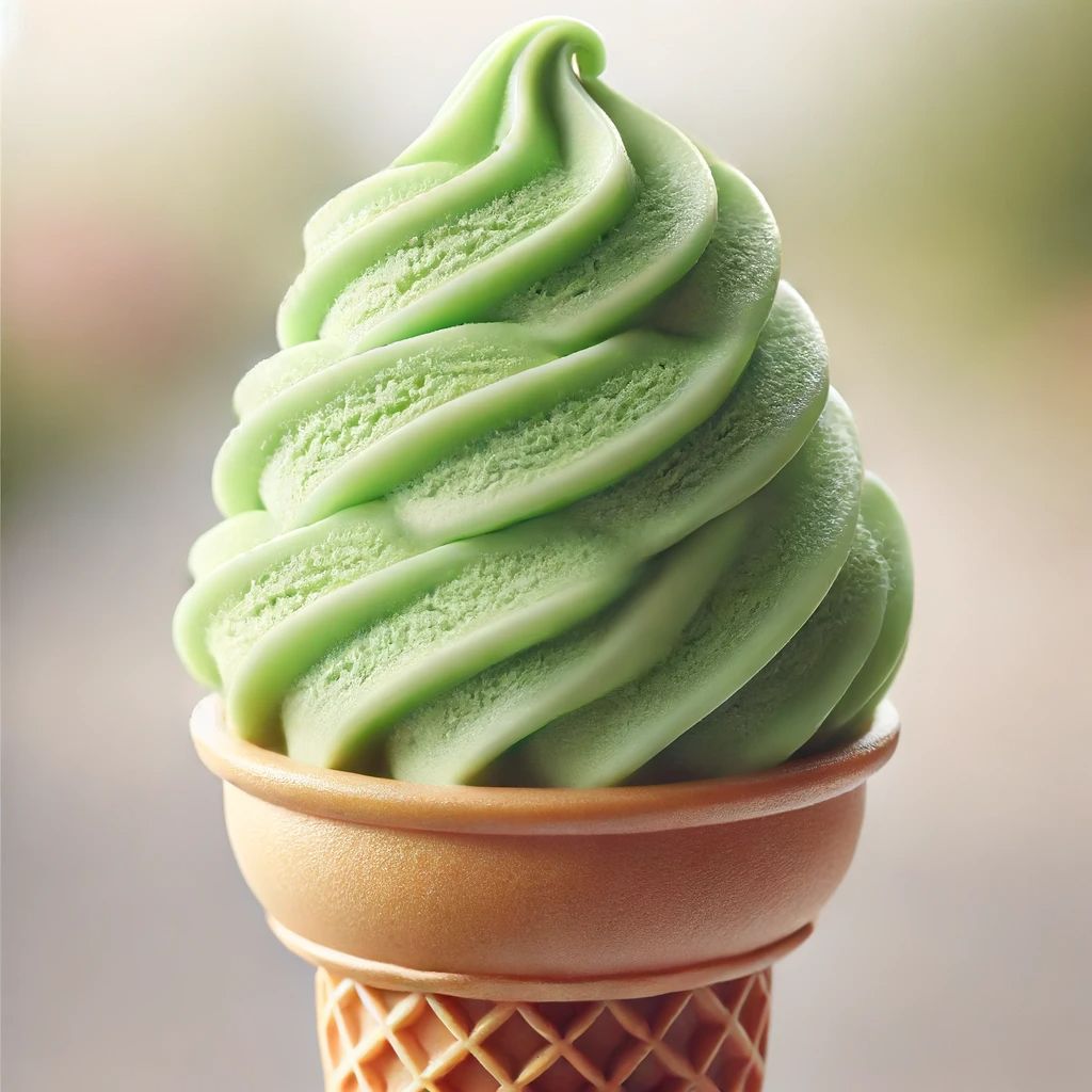 Green Grape Ice Cream Cone