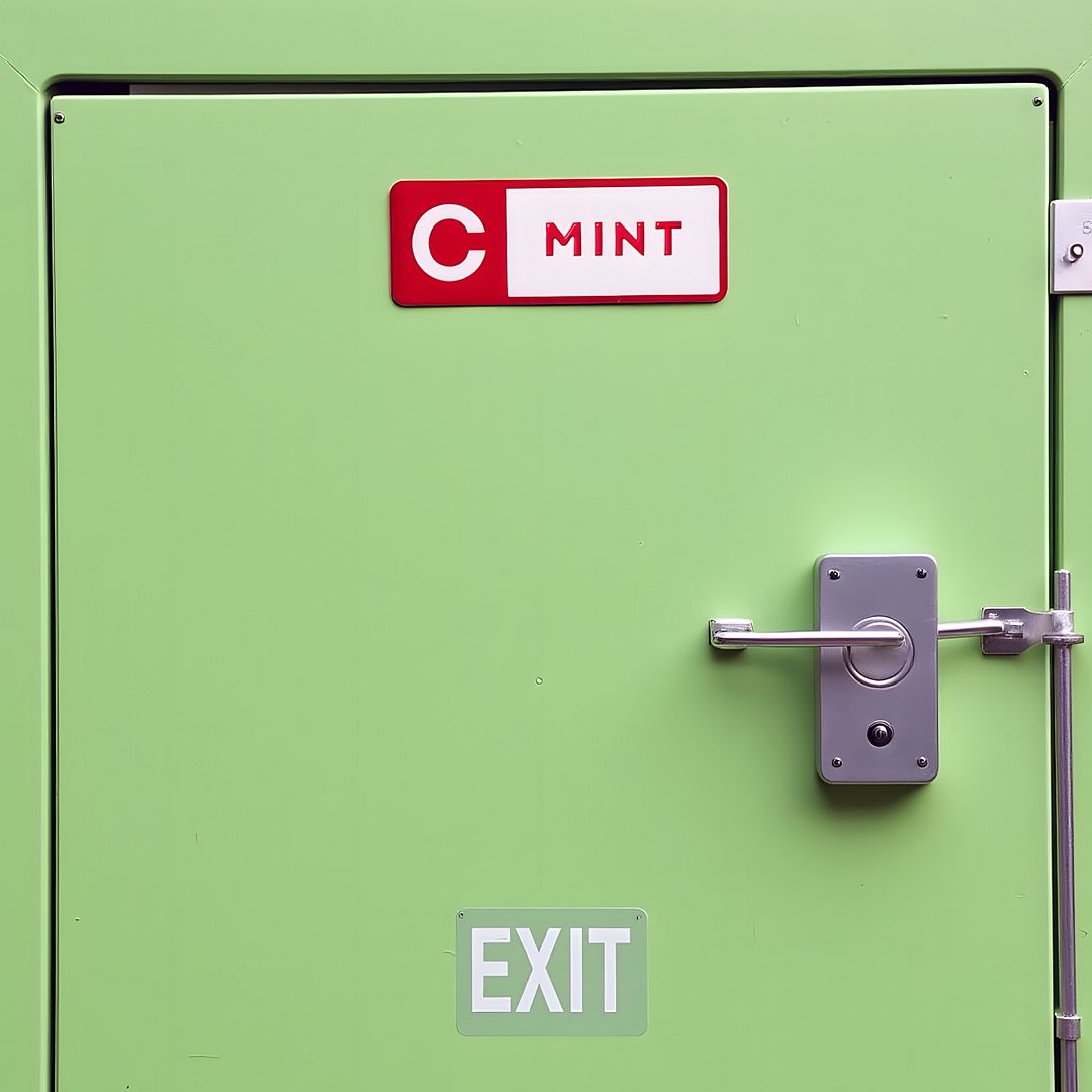 c door unlocks upon minting