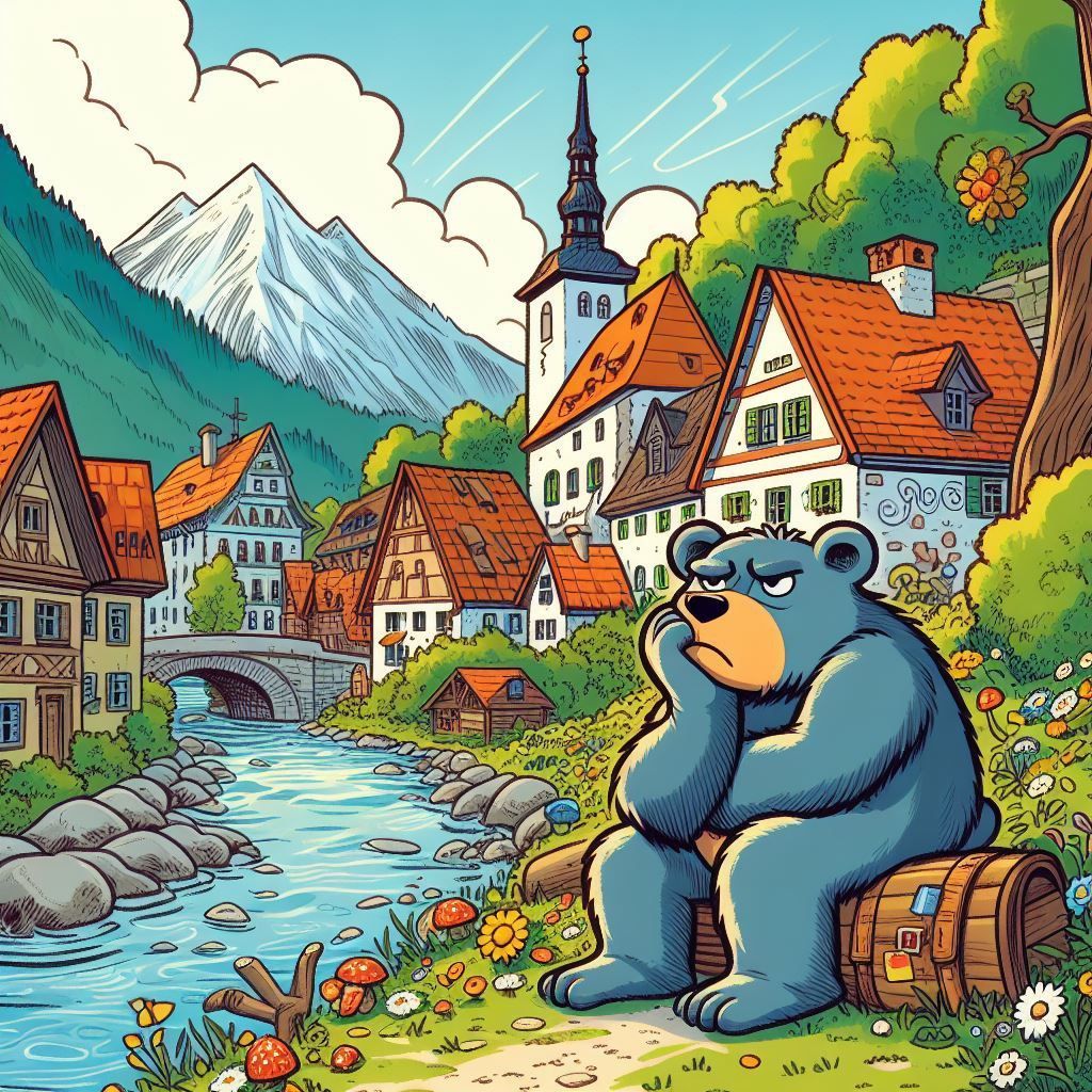 Journey of the Contemplative Blue Bear